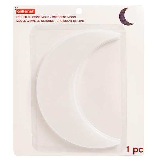 Crescent Moon Etched Silicone Mold by Craft Smart®